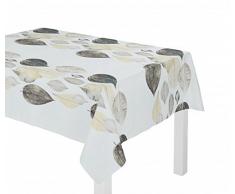 Wirth Tischdecke Marek-DO mit Kuvertsaum Polyester Grau 120 x 120 cm