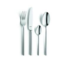 Amefa COLORADO Besteck-Set für 6 Personen, rostfrei, poliert & spülmaschinenfest, Tafelbesteck, Essbesteck mit Aufbewahrungs-Box, 18/10 Edelstahl, 13/0 Klingenstahl, Silber, 24-teilig