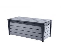 Keter Auflagen- und Universal Brushwood Box, 455 L, anthrazit / grau