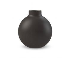 Cooee Design Collar Vase 12cm Black