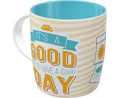 Nostalgic-Art 43027, Word Up Good Day, Tasse, Keramik, 8.5 x 8.5 x 9 cm
