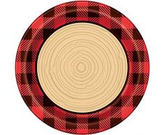 Büffel kariert Speiseteller 7 mehrfarbig