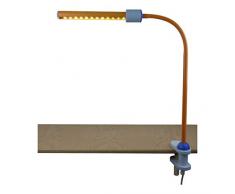 Niermann Standby LED Klemmleuchte, pastellorange-eisblau 239