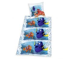 Herding 4622302050 Disneys Findet Dorie Bettwäsche, Baumwolle, blau, 135 x 200 x cm