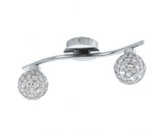 EGLO 92592 Deckenbogen, Metall, G9, transparent