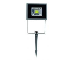 REV Ritter LED Strahler, Plastik, silber, 11.6 x 19.3 x 26.8 cm