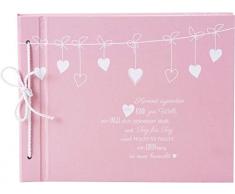 goldbuch Album mit Kordelbindung, Rosa, One Size