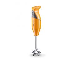 bamix SwissLine Stabmixer, Edelstahl, 12 x 6 x 35 cm, Edelstahl, rostfrei, Orange VIF, 12 x 6 x 35 cm 200 watts