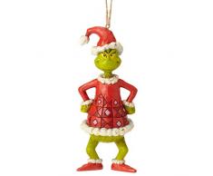 Enesco Dr. Seuss The Grinch by Jim Shore als Weihnachtsmann gekleidet, 14 cm, Mehrfarbig