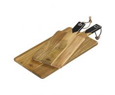 Gentlemen s Hardware Servierbrett, braun, 2 Stück