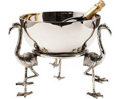 Kare Design Schale Flamingo, Deko Schale mit Tier Motiv Flamingo, Obstschale in Tierform, (H/B/T) 33x36x36cm