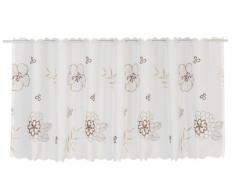 Bistrogardine Javine 06, Scheibengardine 48x150cm, halbtransparent