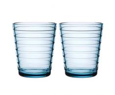 Iittala 1008549 Gläser-Set Aino Aalto 2-teilig 0,22 L, hellblau