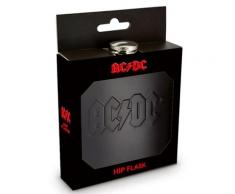 AC/DC HFAC01 Flachmann, Stahl, Schwarz, 9.5 x 2 x 10 cm, 1-Einheit