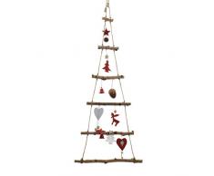 Decoris DEO4063569 Weihnachtsbaum, Holz, Braun, 5 x 34 cm