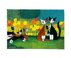 Fridolin 19803Â Wachtmeister Gemeinsam Reinigungstuch fÃ¼r LÃ¼nette Micro Faser/Chiffon Mehrfarbig 18Â x 12,5Â x 1Â cm