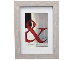 walther design EA318D Stockholm Holzr. 013x018 Bilderrahmen, Holz, Grau, 16 x 3 x 21 cm