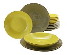 CreaTable 14258, Serie Organic Elements, Geschirrset Tafelservice 12 teilig
