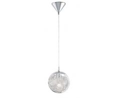 EGLO LUBERIO Hängeleuchte, Stahl, 60 W, chrom
