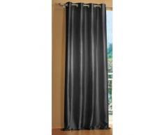Gardinenbox Attraktiver Ãsen Deko Taft Vorhang, blickdicht und lichtdurchlässig, viele moderne Farben, 245x140, Schwarz, 20330