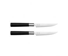 KAI Wasabi Black Wasabi Black Set, Inhalt: 2 x Steakmesser 6711S , 67S-400