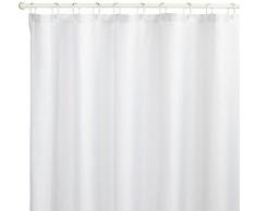 Sealskin Textil Duschvorhang Madeira, Farbe: Weiß, 240 x 200 cm