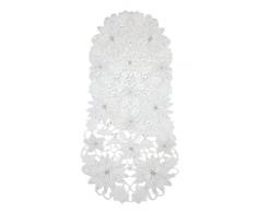 Bellanda Tischläufer, Polyester, weiß, 40x85 cm