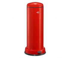Wesco AbfallSMLR Big Baseboy Abfallsammler, Edelstahl, Rot, 38 x 38 cm