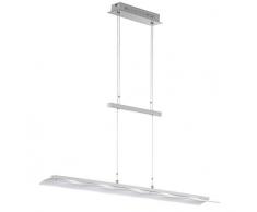 Fischer & Honsel Pendelleuchte, Mattnickel/Chrom