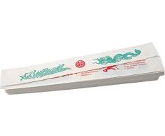 JADE TEMPLE 17005 Papierhülle für Essstäbchen, Motiv: Drachen,mehrfarbig 3.5 x 3 x 26 cm