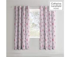 Catherine Lansfield Bettwäsche Prinzessin, Rosa, Rideaux - 168 x 183 cm