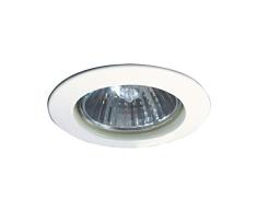 Paulmann 5792 Einbauleuchte Premium Line Einbaustrahler Weiß Einbaulampe max. 1x50W Einbaulicht 230V Einbauspot GU10 Deckeneinbaustrahler Außen Deckenleuchte, Aluminium