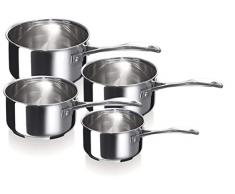 Beka Chef 4-teiliges Stielkasserollenset Set Töpfe, 18/8 Edelstahl, 14-20 cm, 4