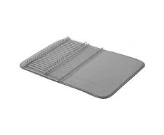 AmazonBasics – Großes Abtropfgestell, 47,7 x 60,9 cm, Anthrazit/Nickelfarben