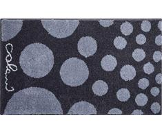 Grund COLANI Exklusiver Designer Badteppich 100% Polyacryl, ultra soft, rutschfest, ÖKO-TEX-zertifiziert, 5 Jahre Garantie, Colani 16, Badematte 60x100 cm, grau