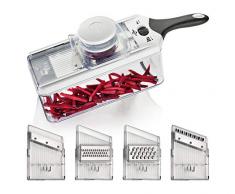 Küchenprofi KP1310842200 VARIO-KP1310842200 Gemüsehobel, 18/8 Edelstahl, durchsichtig/weiss