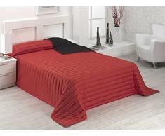 SABANALIA Tutto Tagesdecke Winter (erhältlich in verschiedenen Größen und Farben) Bettwäsche 135 – 230 x 270, rot/schwarz