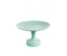 HABI Tortenplatte auf Fuß 23cm Blau