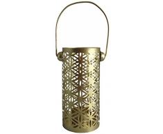 Trimontium Teelichthalter, Metall, Gold