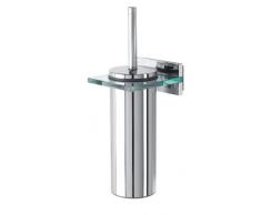 Tiger Safira Toilettenbürste mit Glashalter, chrom
