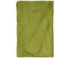 Sancarlos Decke Microfaser Bett (90, 105, 170 x 240 cm, grün