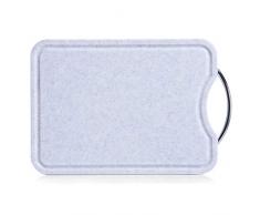 Zeller 26040 Schneidebrett mit Chromgriff, Kunststoff 36 x 26 cm