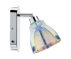 Paulmann 601.22 Wandleuchte, Metall, GZ10, transparent