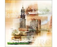 Pro-Art g1239a Wandbild Giclée Hamburg IV 30 x 30 cm