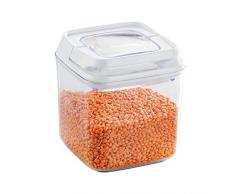 WENKO Aufbewahrungsdose Turin 0,7 l - Vorratsdosen, Frischhalteboxen, luftdicht Fassungsvermögen: 0.7 l, Polystyrol, 10 x 11 x 10 cm