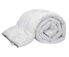 Pikolin Home - Daunendecke / Füllung mit Gänsedaunen 96%, Perkalbezug 100% Baumwolle, Vier Jahreszeiten, Duo 100 + 150 gr/m², 220 x 220 cm, Bett 135/140