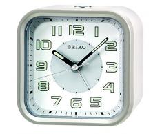Seiko Wecker Analog Kunststoff Weiss QHE128A