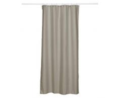 Kela 22119 Laguna Duschvorhang, Blickdicht, Polyester, 120 x 200 cm, taupe