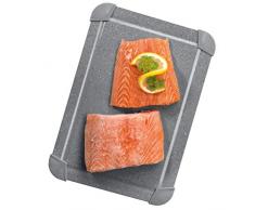 SALTER, grau W BW08077 Marblestone-Auftaublech mit Antihaftbeschichtung, Strom, keine Mikrowelle oder kein heißes Wasser erforderlich, plastik