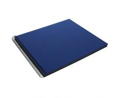 Goldbuch Spiralalbum, Bella Vista, 35 x 30 cm, 40 schwarze Seiten, Leinen, Blau, 25996